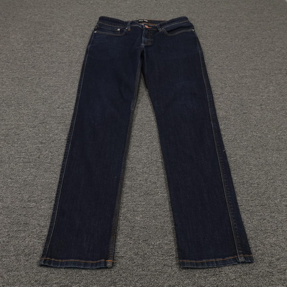 Men's Slim Straight Jeans - Dark Blue